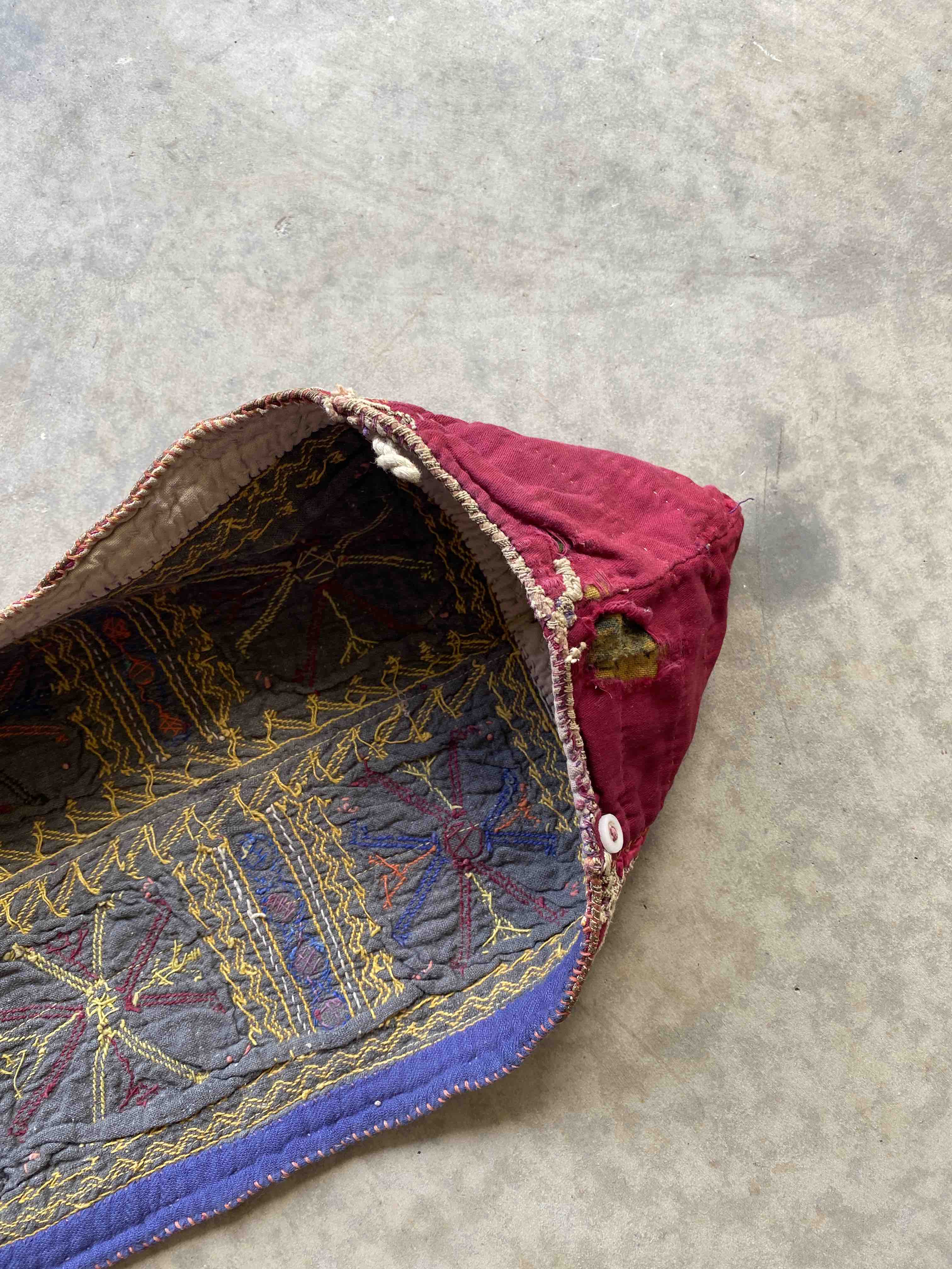 Afghan Girl's Rainbow Hat