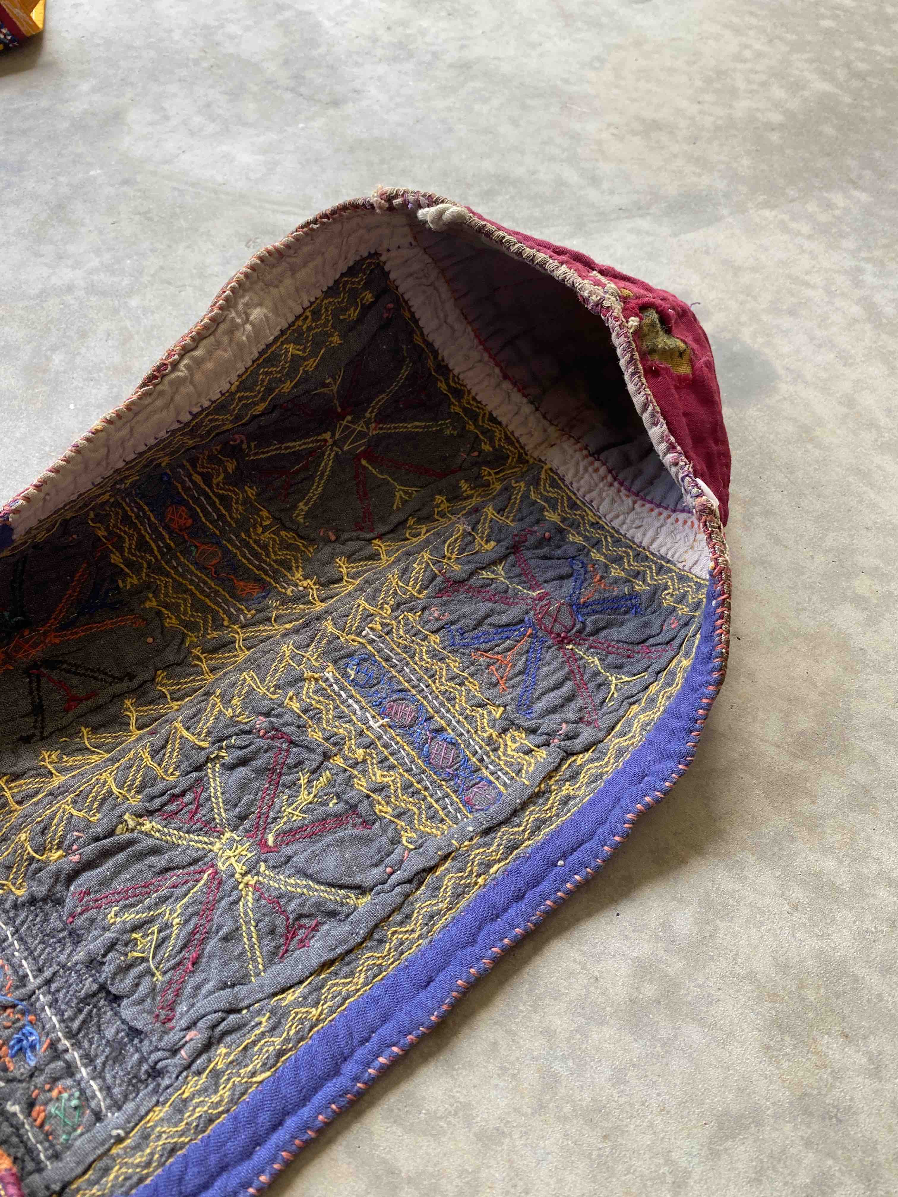 Afghan Girl's Rainbow Hat