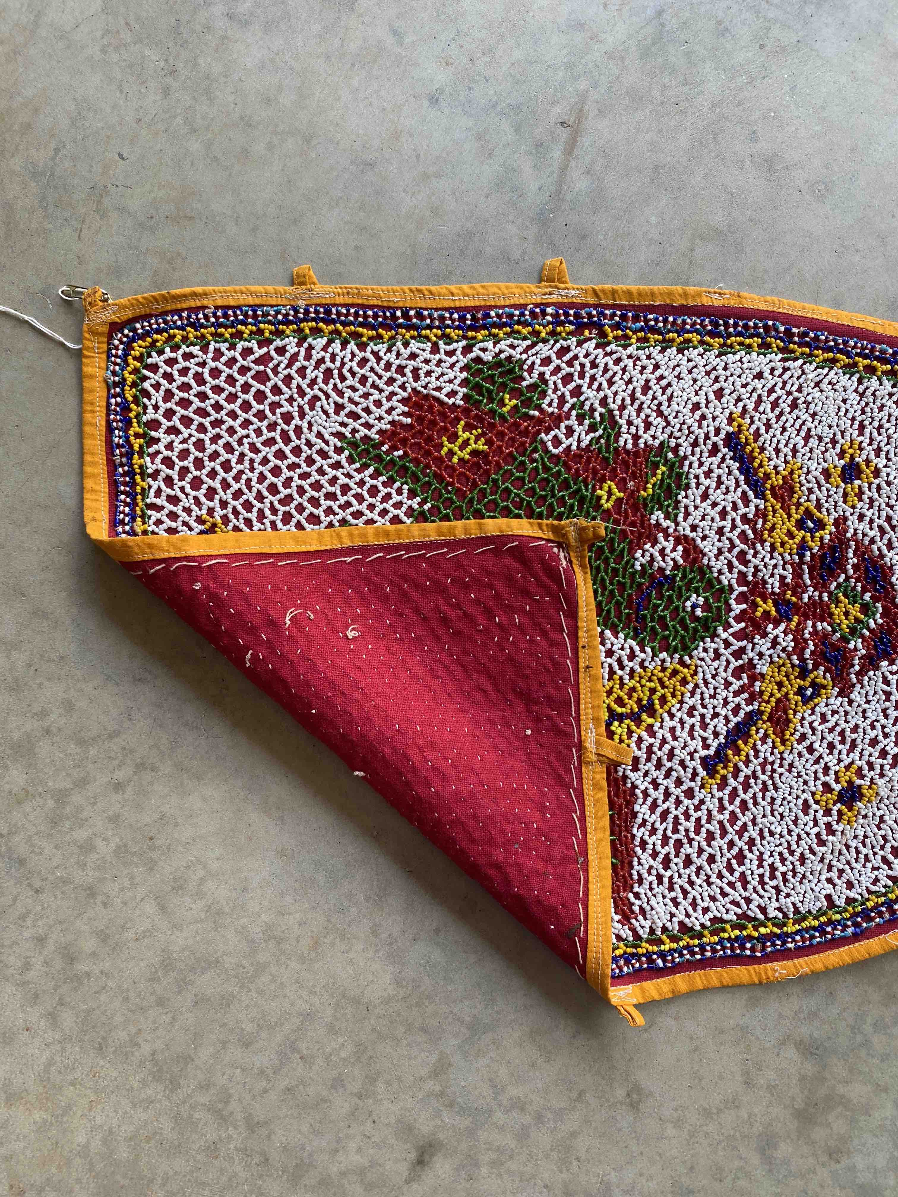 Kathiawar Beaded Bullock Horn Cover