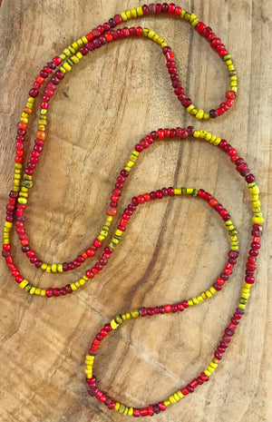 Old Glass Bead Necklace