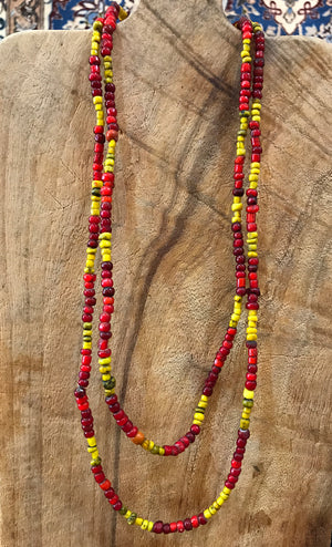 Old Glass Bead Necklace