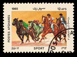 Saddle Cover Turkman + Figures 22x24cms