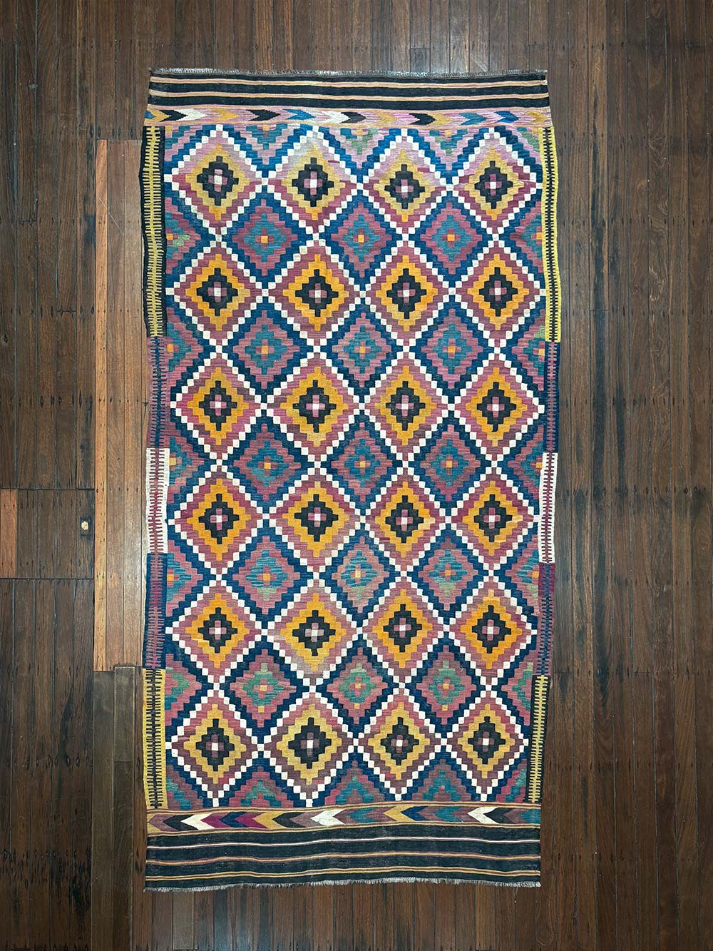 Antique Afghan Maimana Kelim