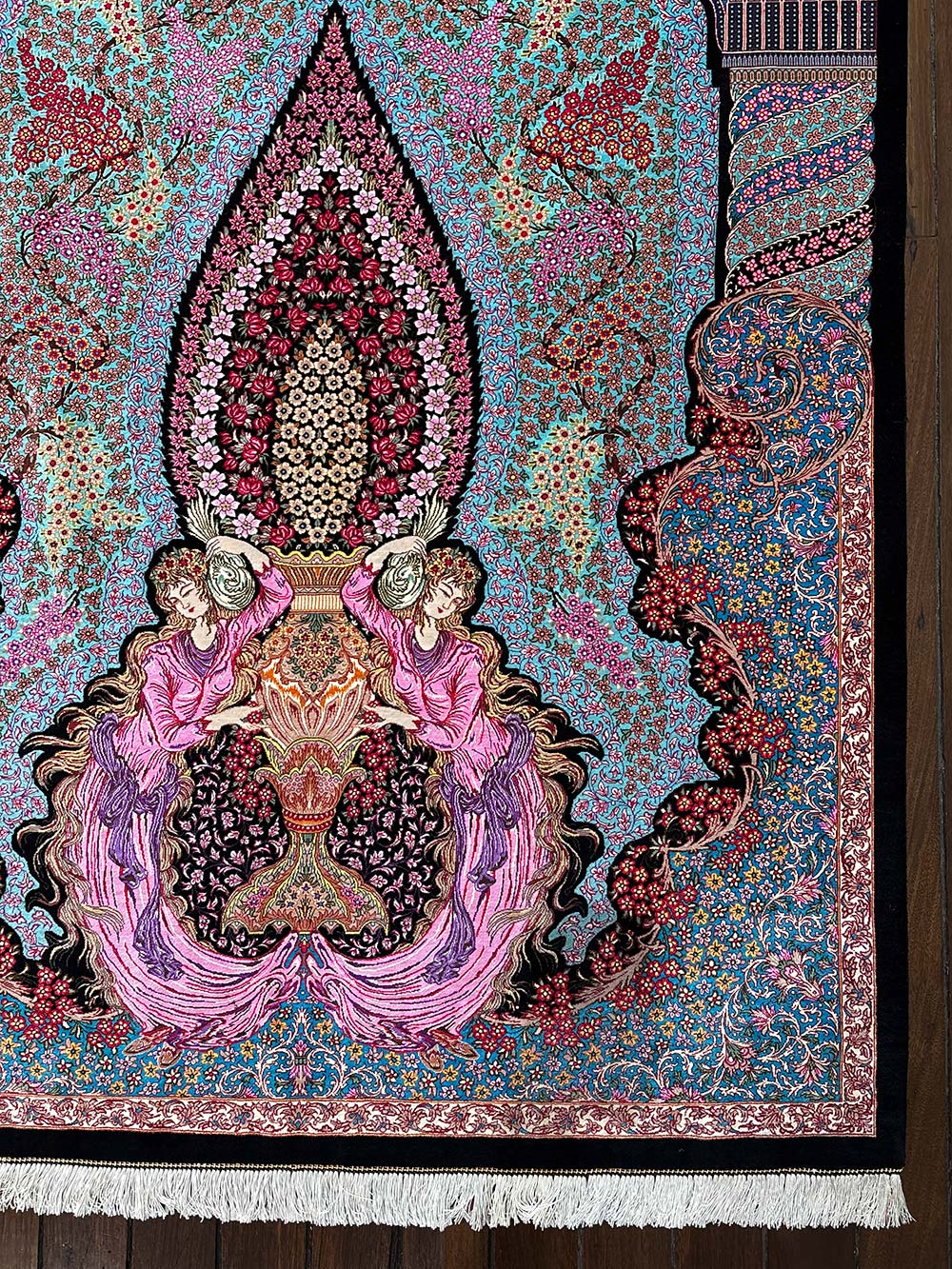 ANAHITA Qum Silk Masterpiece Rug